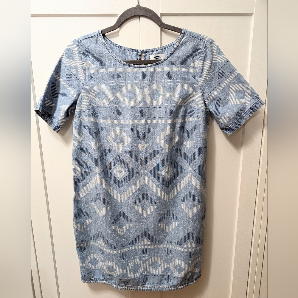 OLD NAVY, Geometric Patterned Dress, Size Extra Small